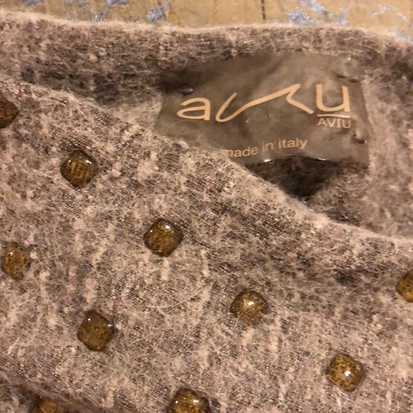 Designer wrap around alpaca asymmetric wool mini  skirt by Aviu_2 - Picture 6 of 7